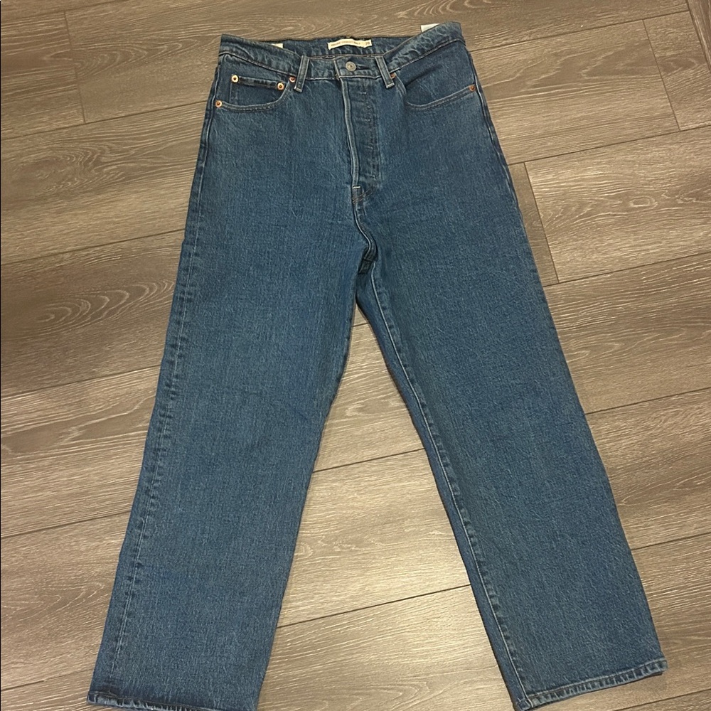 Levi's Blue Straight Leg Women's Jeans